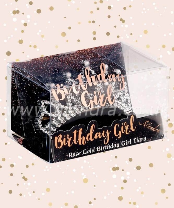 Birthday Girl Gold Boxed Birthday Tiara